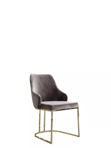 By Kohler  Chair Maserati Fabrics Moon 01 / Black Chrom (202392)