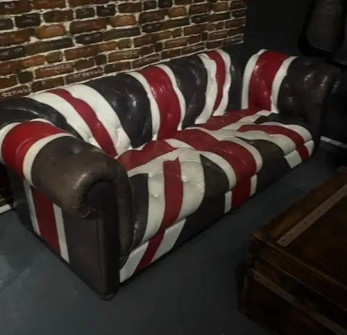  vintage 3 seater  chesterfield sofa UK 