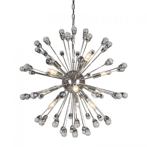 By Kohler  Ceiling Lamp 50x50x60cm Acrylic Ball silver (115303)