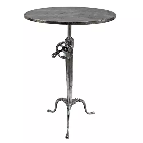 By Kohler  Table Glasgow raw silver height adjustable (115673)