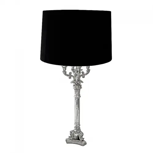 By Kohler  Table Lamp 32x26x104cm With Black Shade (112582)