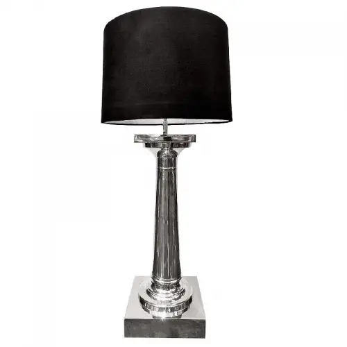 By Kohler  Table Lamp 30x30x90cm With Black Shade (112575)