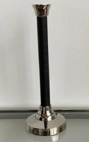  Candle Holder Pollock Large *SILVER*